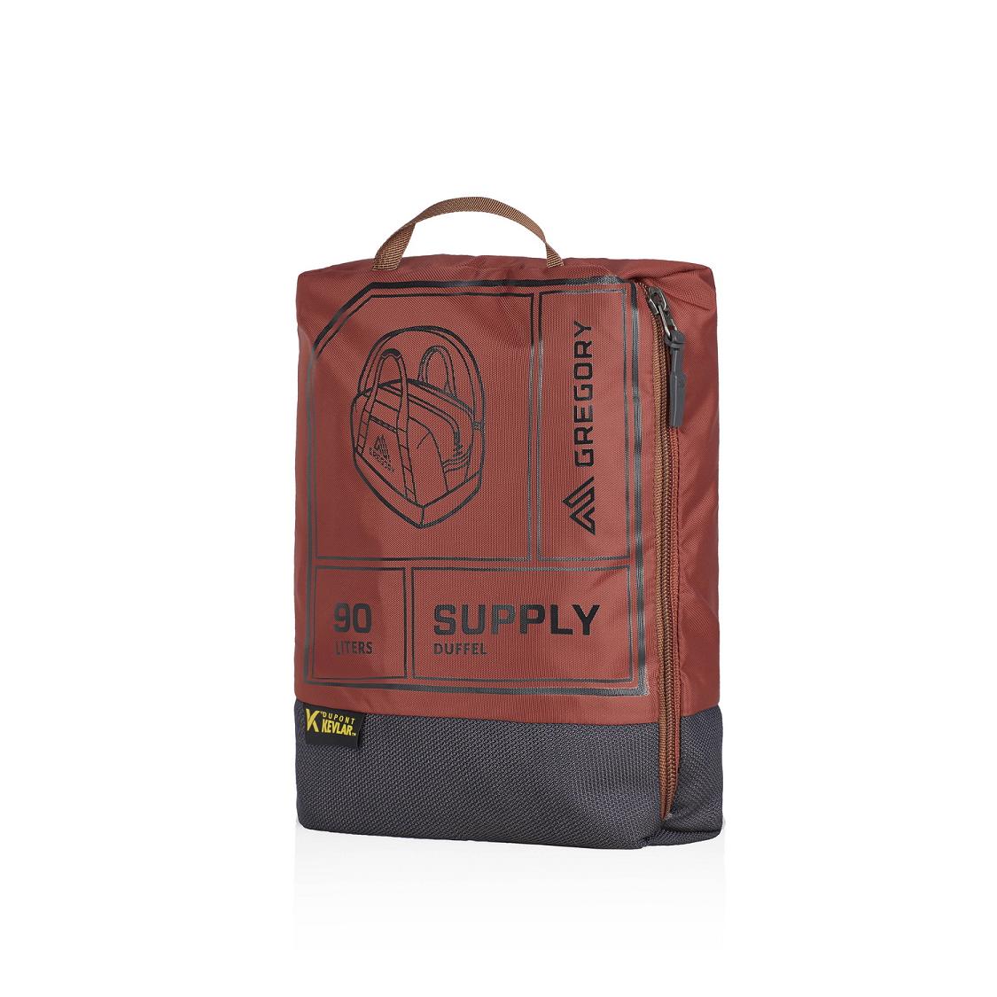 Gregory Supply 90 Duffel Bag Men Red Ireland 3579ZDRQC